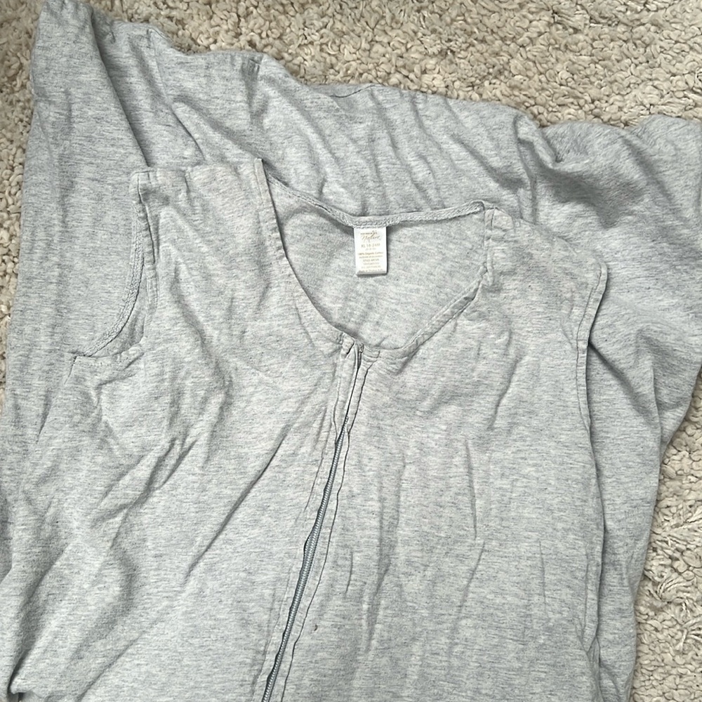Gray sleepsack. XL 18-24m. 100% organic cotton
